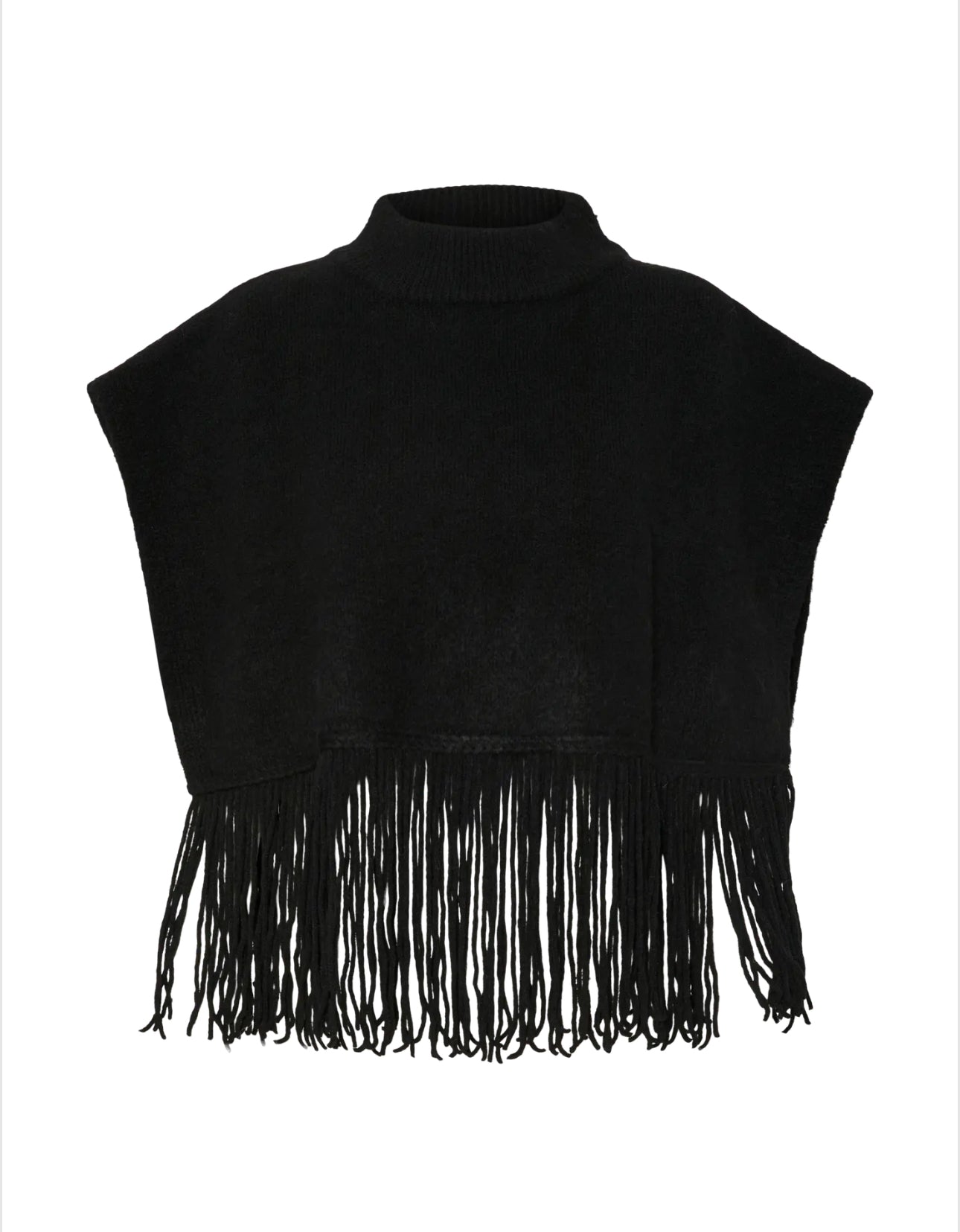 Poncho con frange Pieces