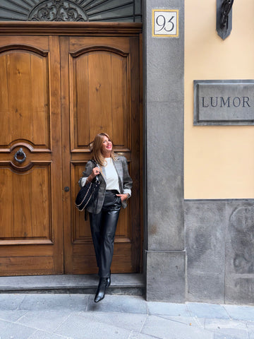 Blazer a motivo check con chiusura bottoni Imperial