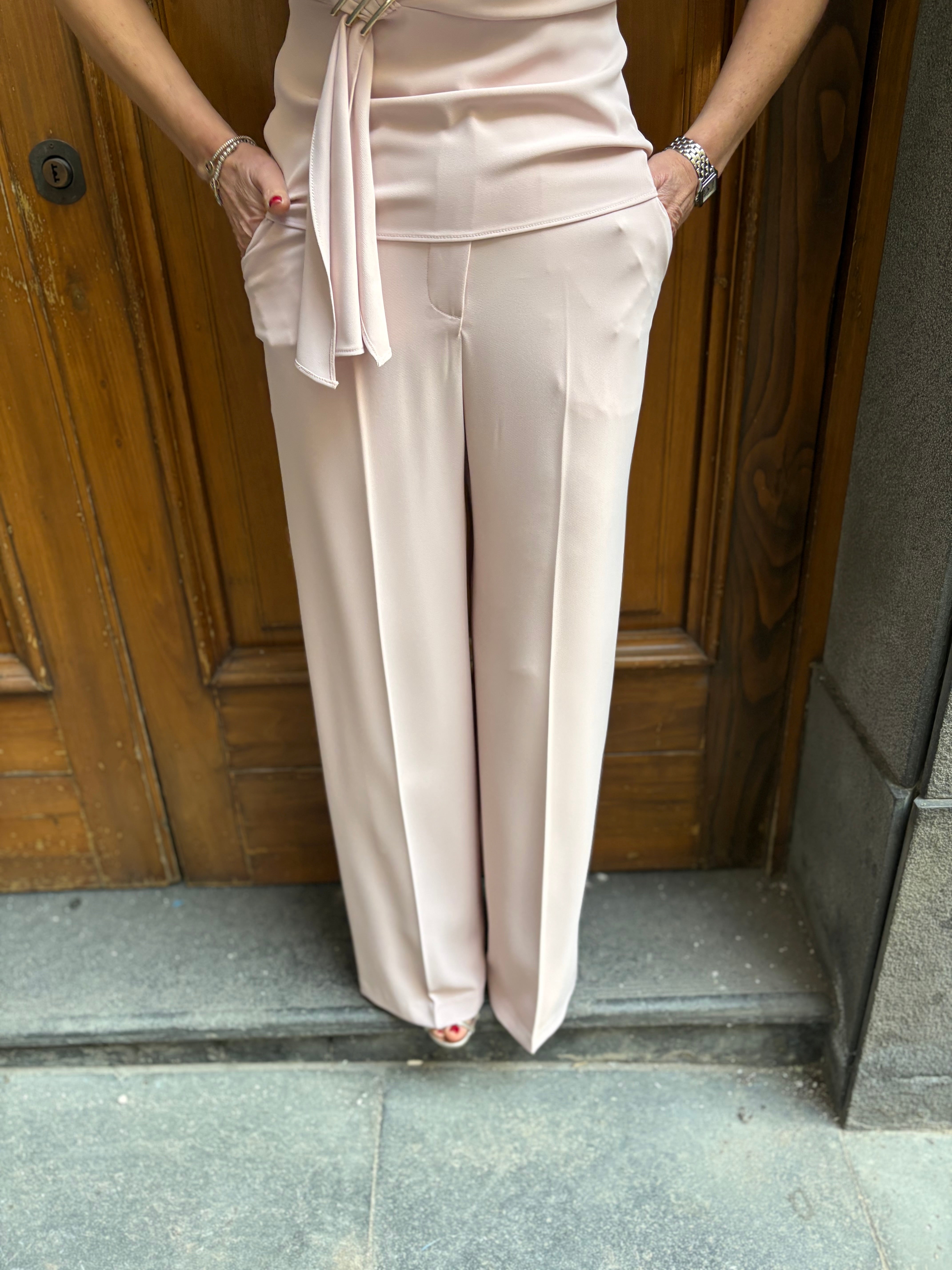 Pantalone tasca uomo con 3 bottoni su cinta Hanita