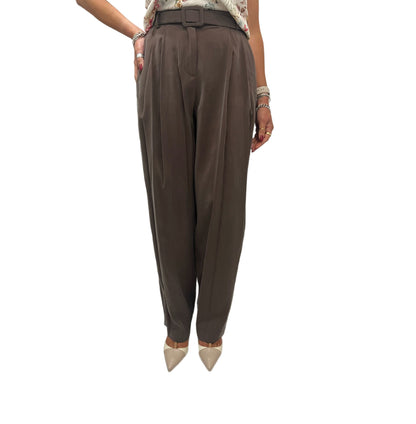 Pantaloni a vita alta con cintura Imperial
