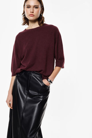 Maglione girocollo ampio manica tre quarti Imperial