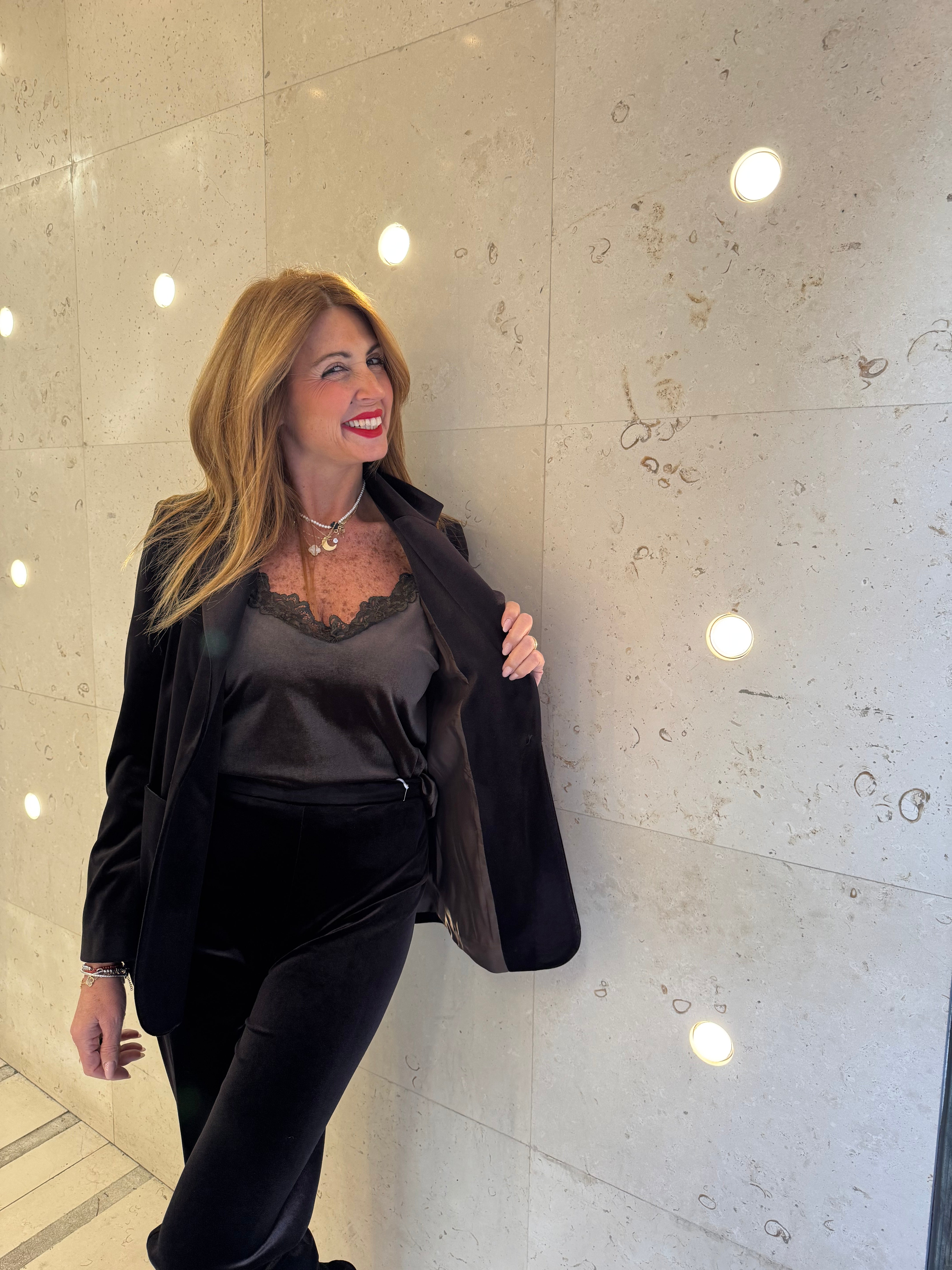 Top in velluto Brizzi