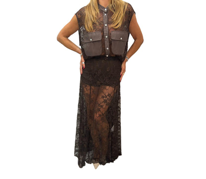 Gonna in pizzo e culotte Dixie