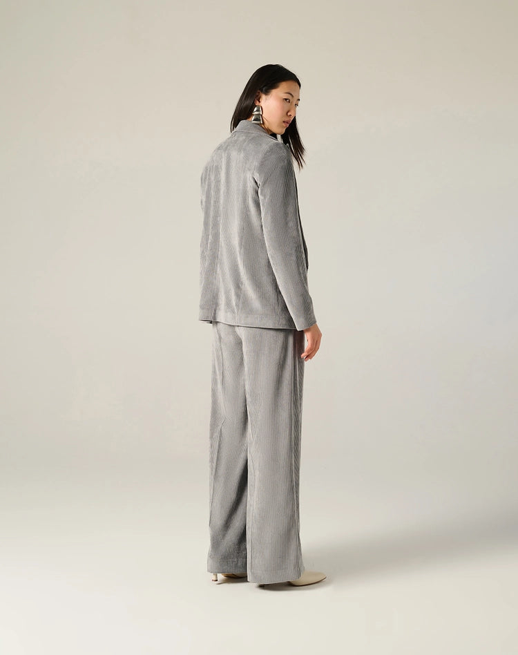 Pantalone straight in velluto a coste Manila Grace