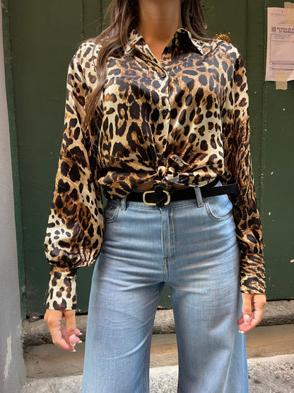 Camicia animalier Angela Davis