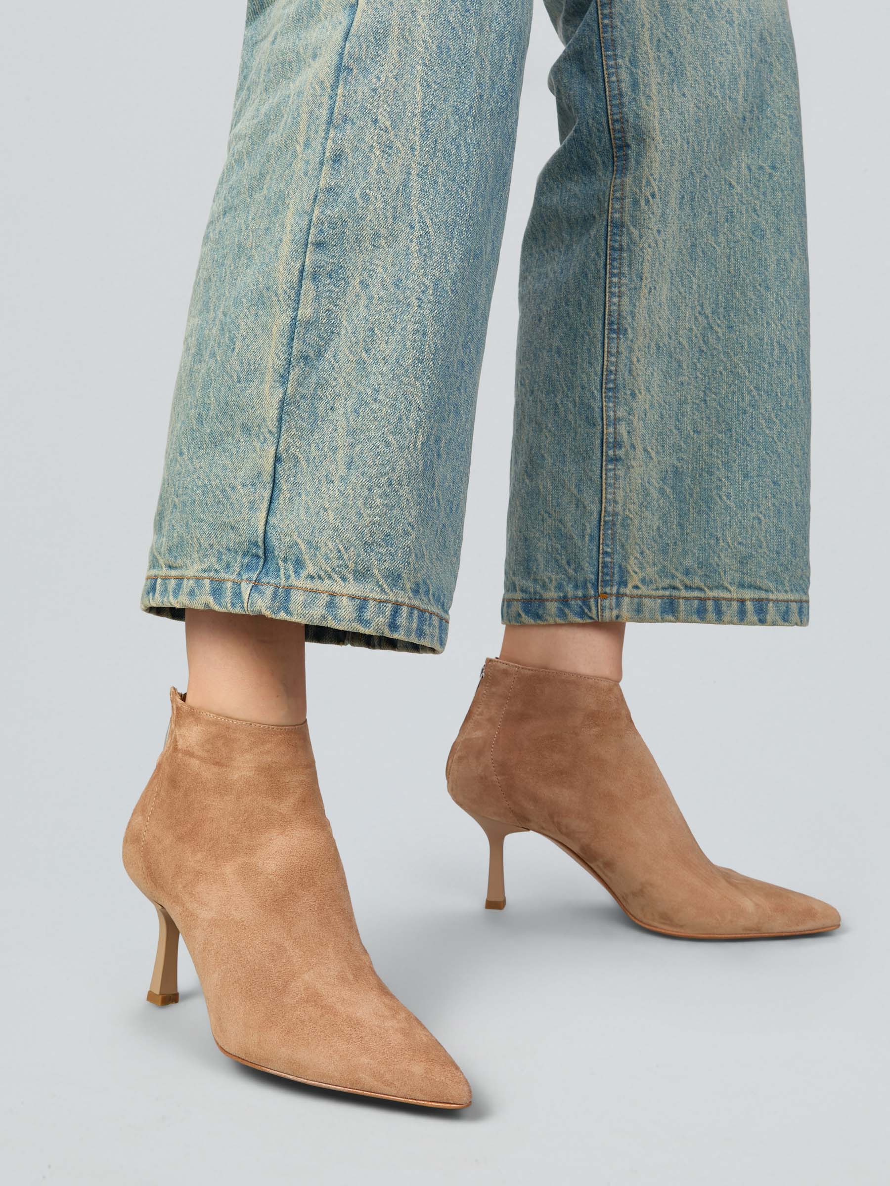 Tronchetto in camoscio Carlottina Ovyè