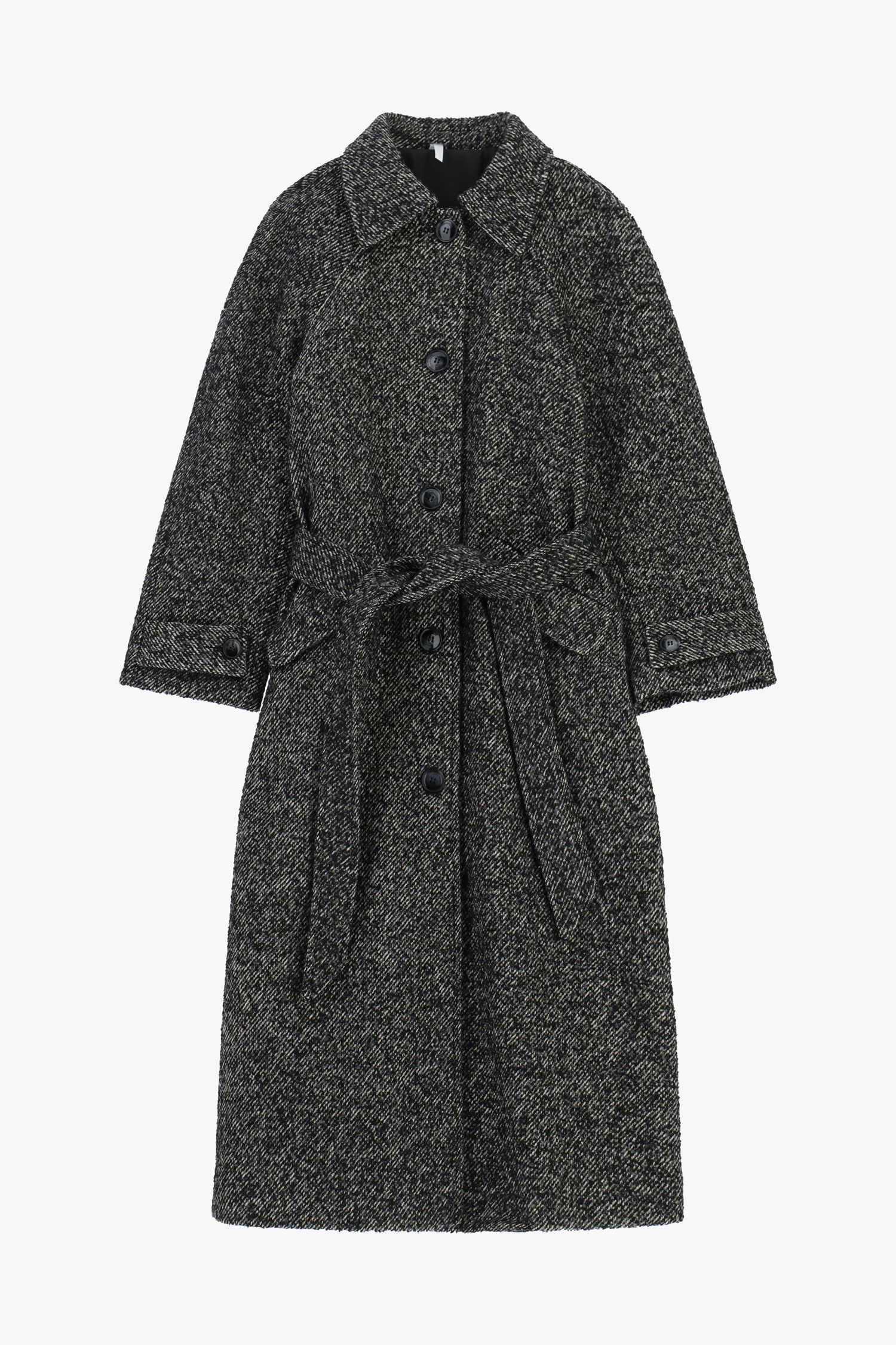 Cappotto con bottoni e cintura Imperial