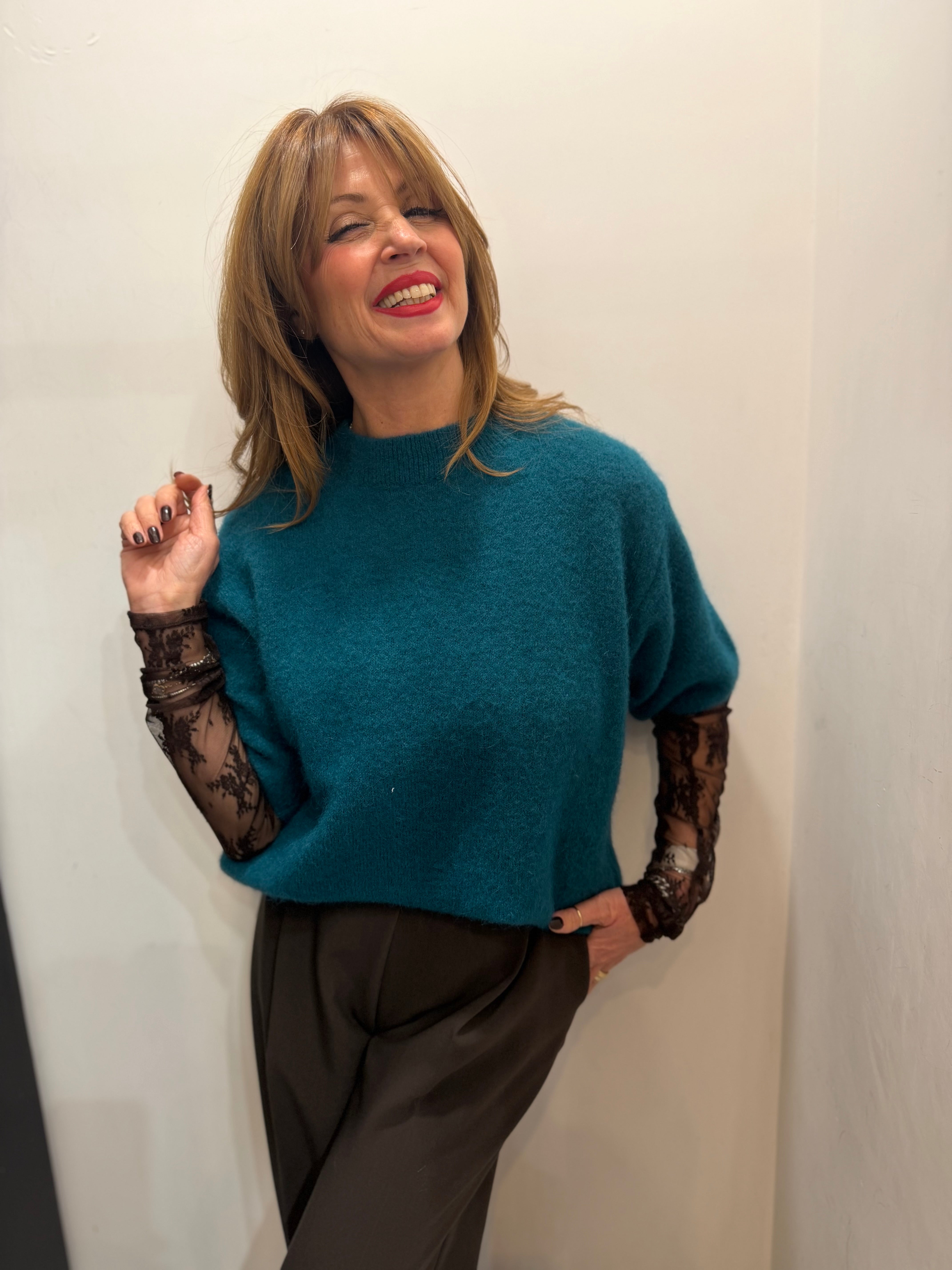 Pullover a maniche al gomito Imperial