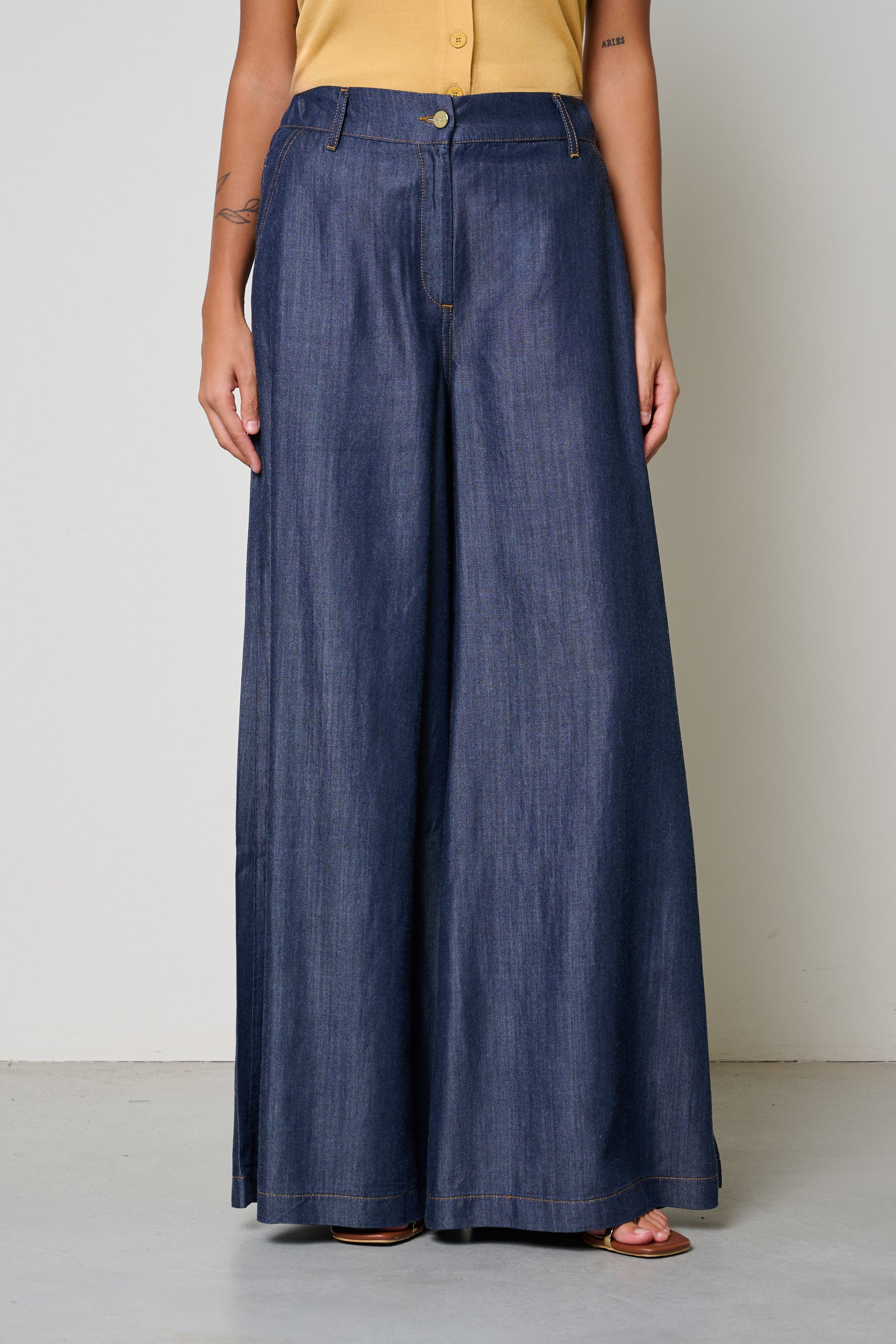 Jeans wide leg Kaos Denim
