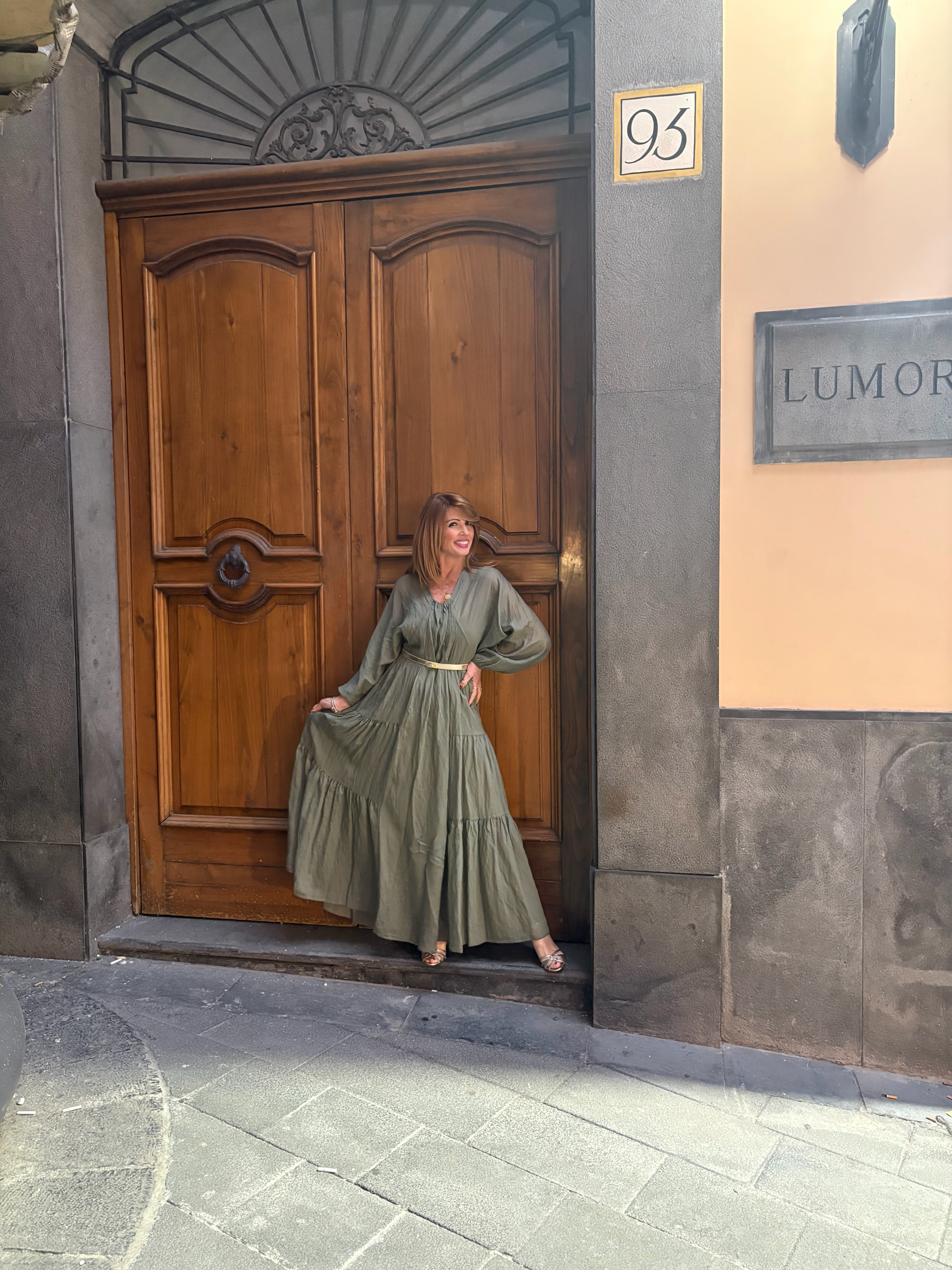 Abito con balze Manila Grace