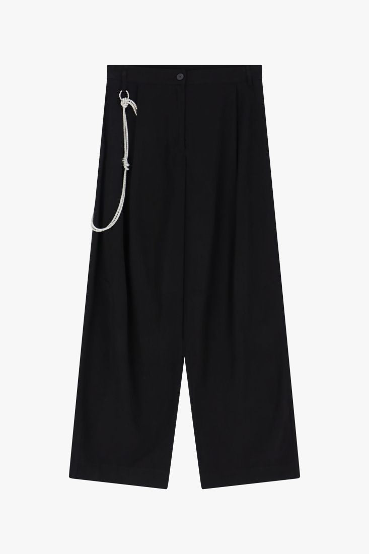 Pantaloni ampi a vita alta Imperial