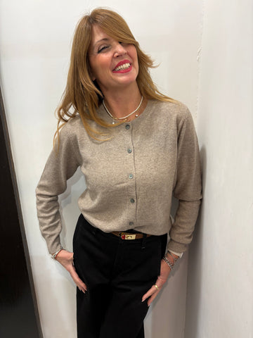 Cardigan in pura lana Emisphere