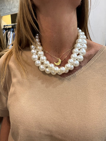 Collana girocollo perle Emisphere