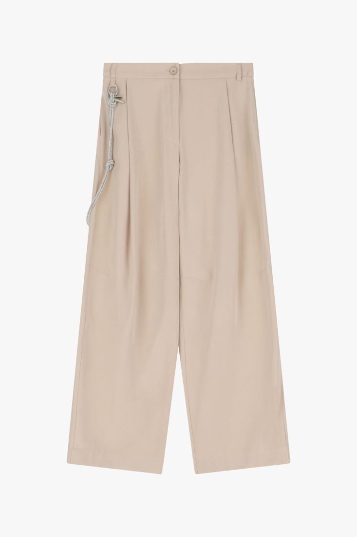 Pantaloni ampi a vita alta Imperial