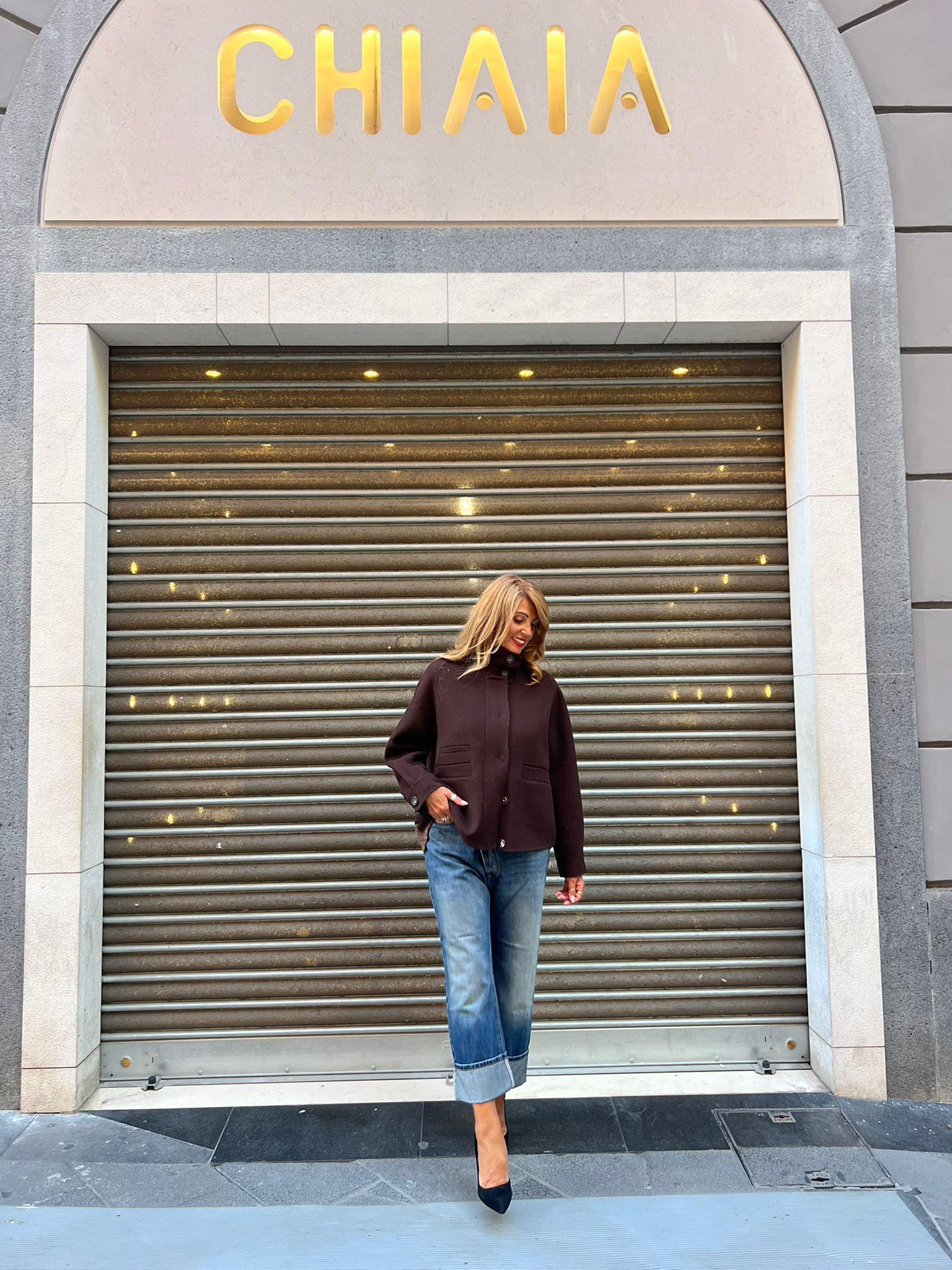 Cappotto corto crop Manila Grace