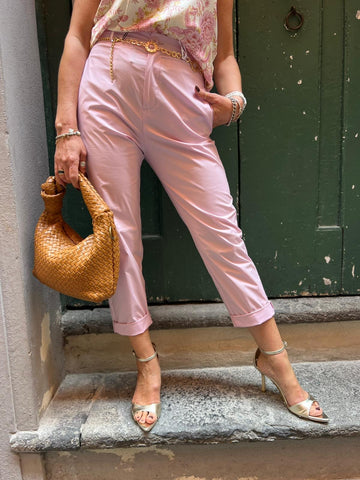 Pantalone in cotone con elastico sul retro Imperial
