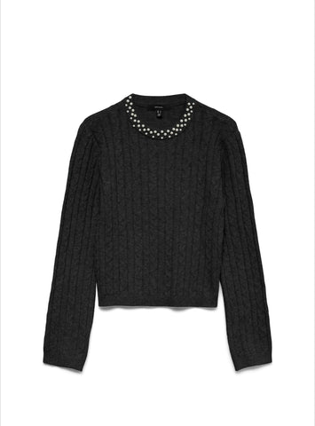 Pullover con perle Vero Moda