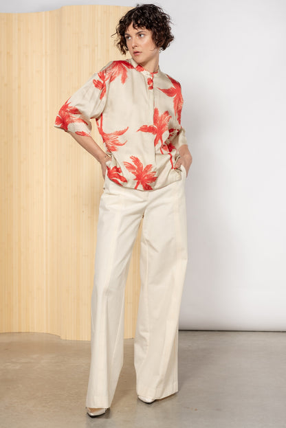 Blusa fantasia botanical con palme Icona