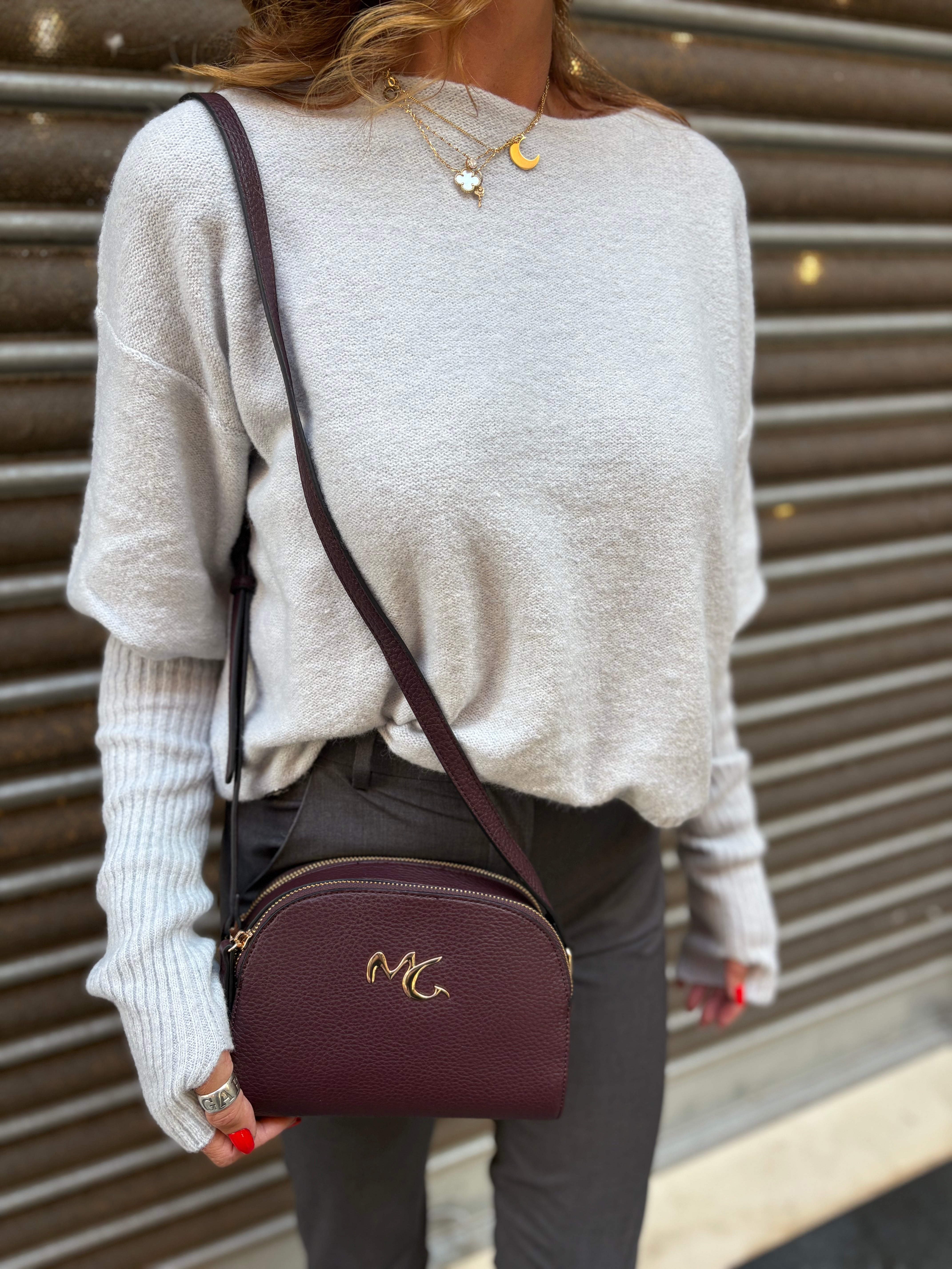 Borsa tracollina zip Manila Grace