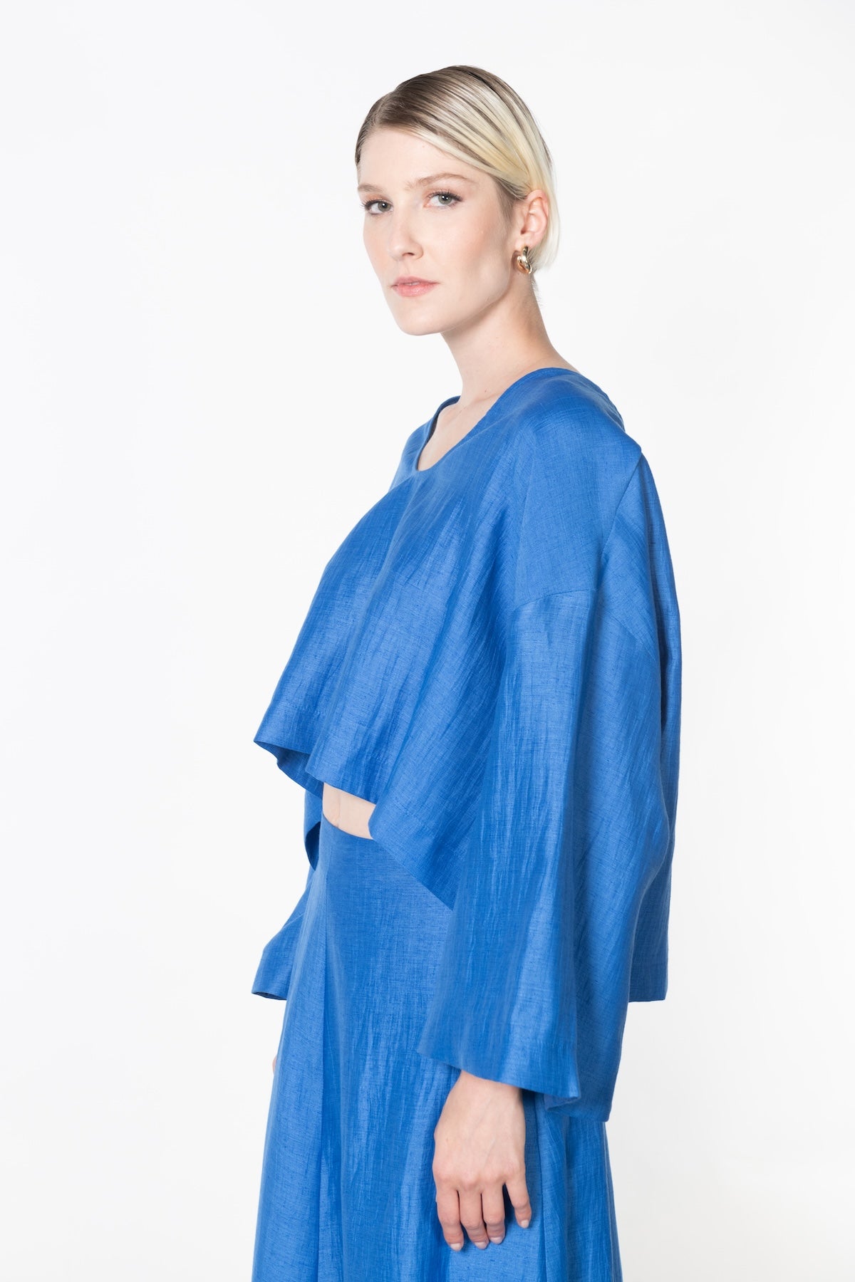 Blusa con maniche svasate Kaos Donna