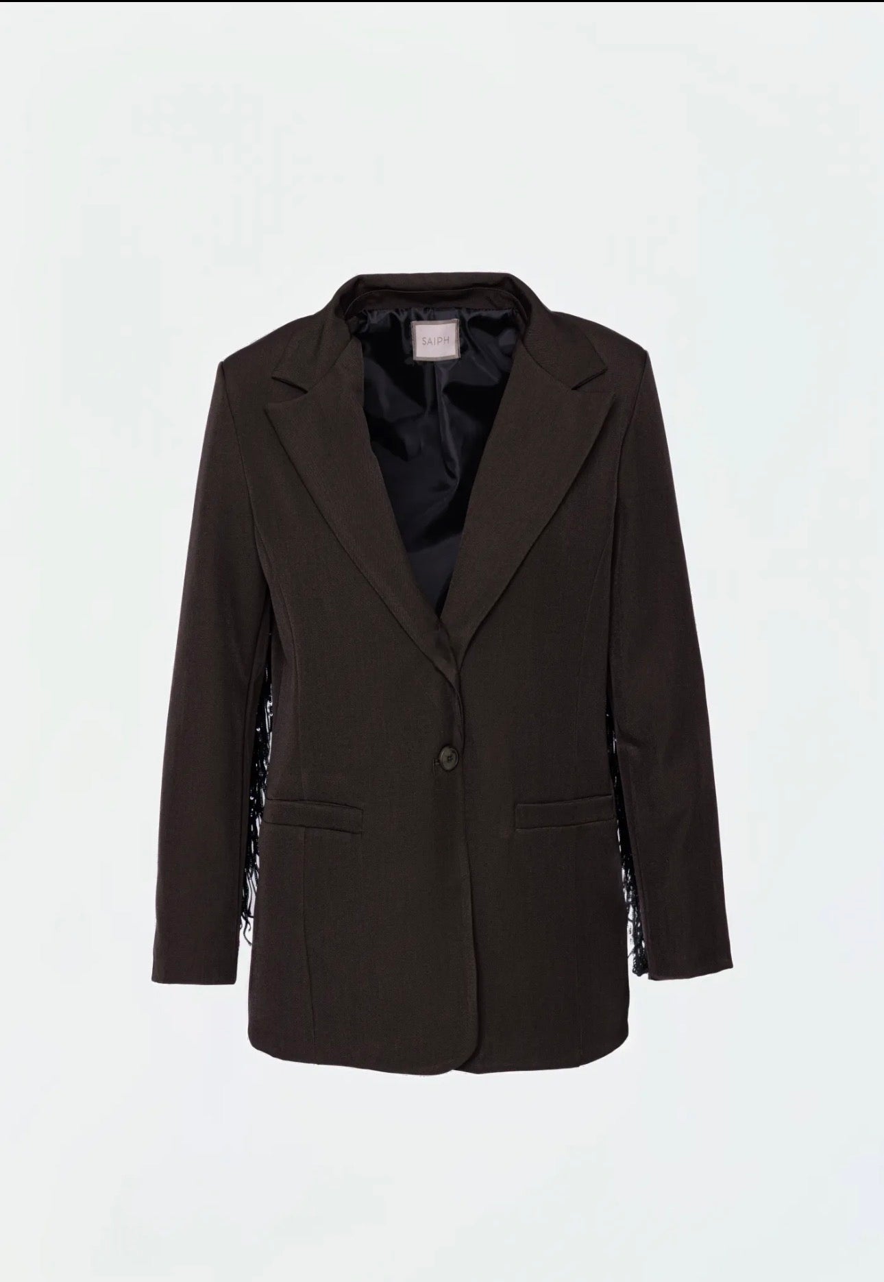 Giacca con frange e paillettas sul retro Emisphere