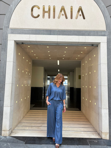 Pantalone chambray relax Please