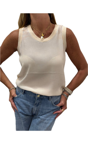 Canotta doppio tessuto Kaos Donna