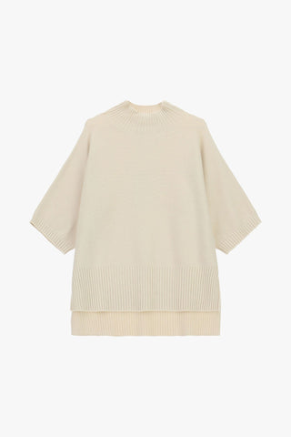 Maglione over con maniche ampie e collo alto Imperial