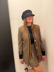 Giacca pied de poule Brizzi