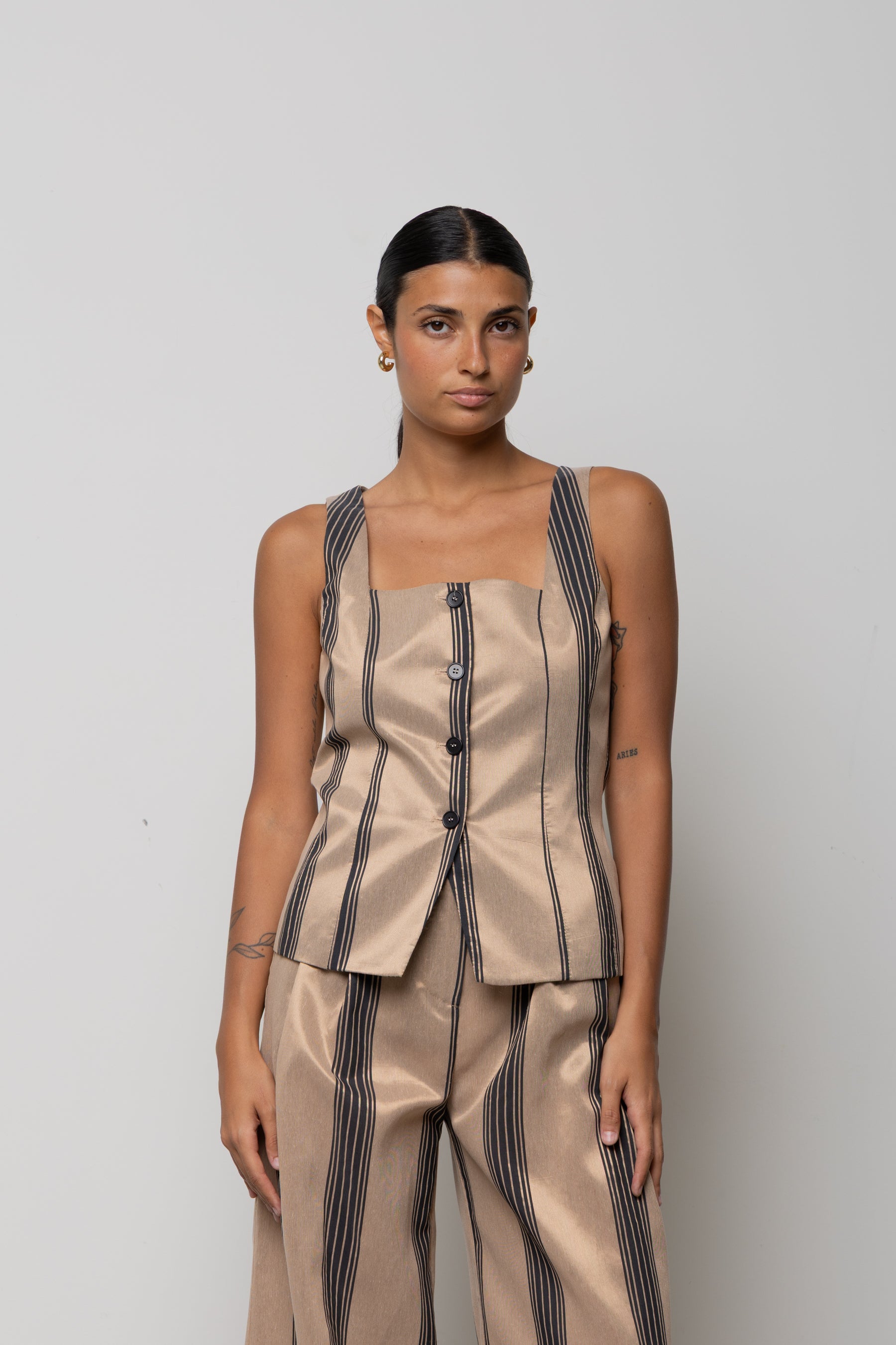 Gilet sartoriale stripes Icona