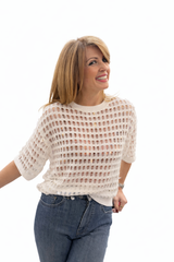 Maglia traforata con paillettes Icona