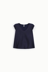 Blusa scollo tondo con manica ad aletta Imperial
