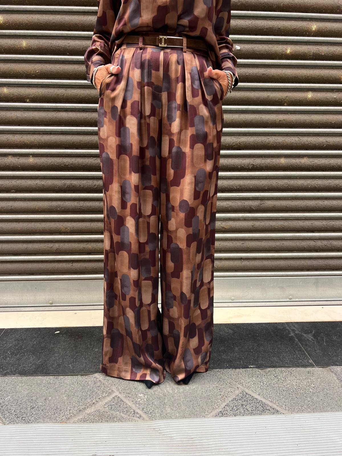 Pantalone stampa geometrica Manila Grace