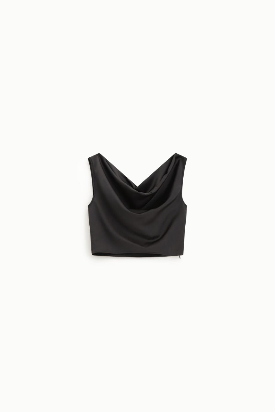 Top cropped senza maniche scollo morbido Imperial