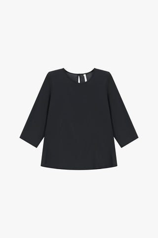 Top regular fit manica tre quarti collo giro Imperial