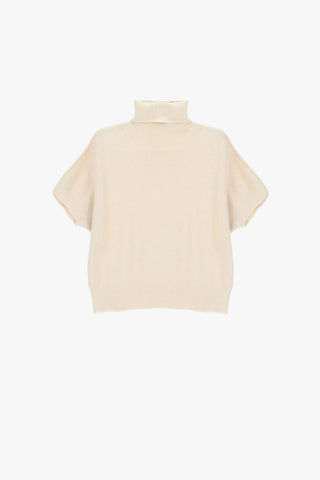 Maglione dolcevita a maniche corte Imperial