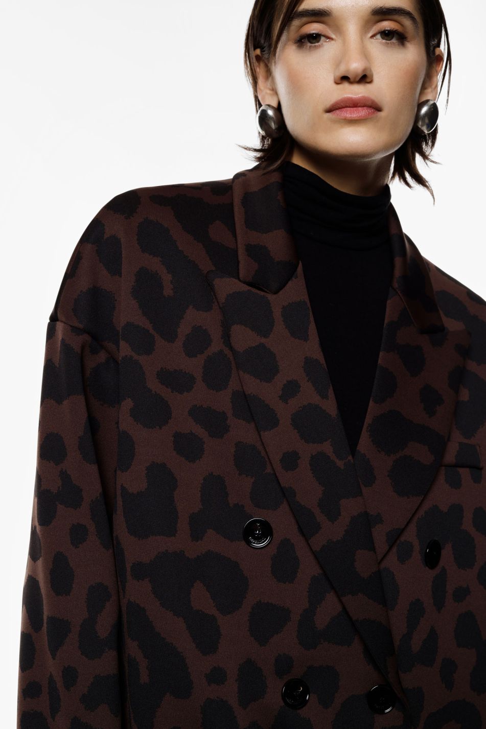 Blazer doppio petto stampa animalier Imperial