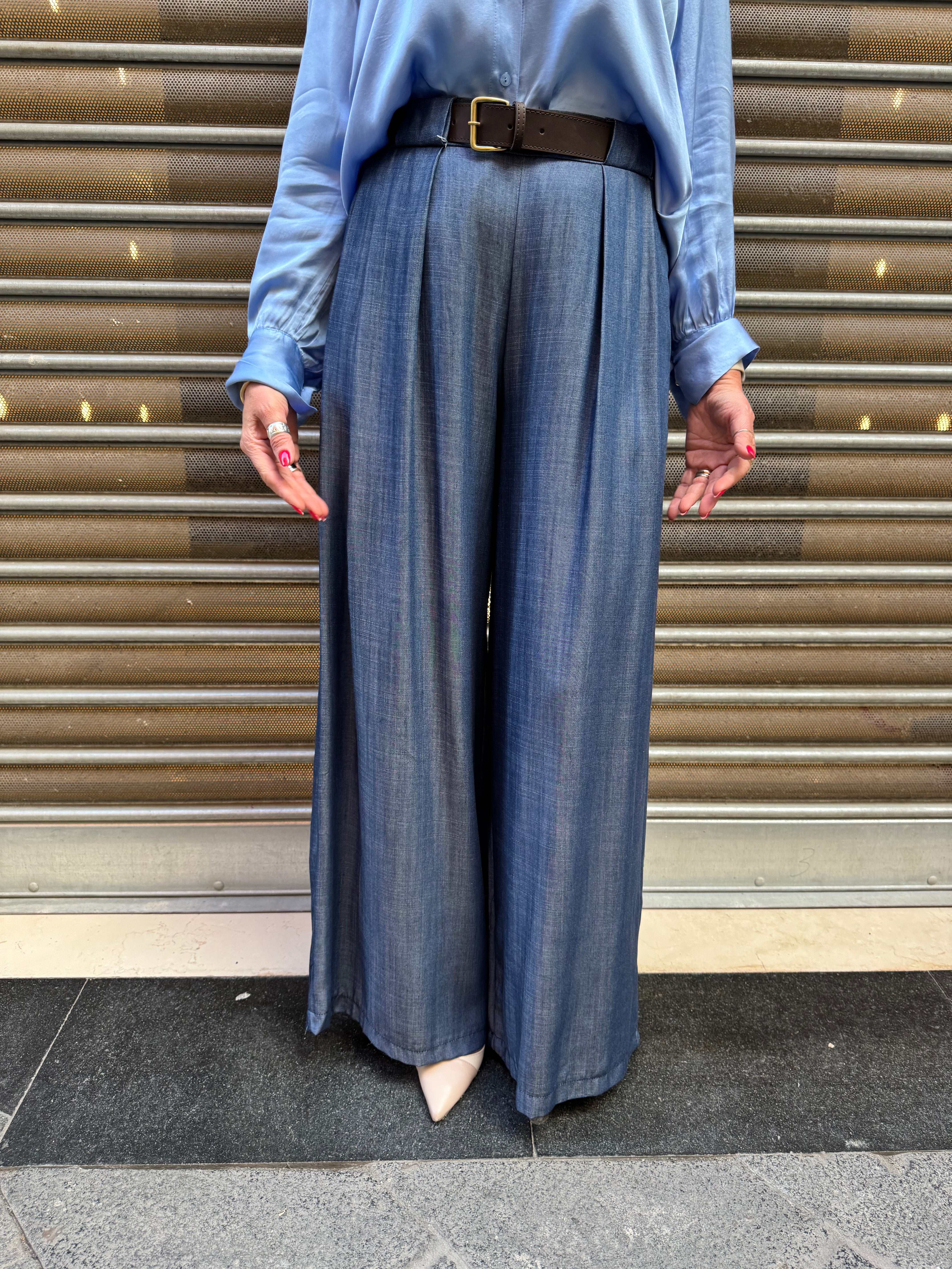 Pantalone in denim chambry Emisphere
