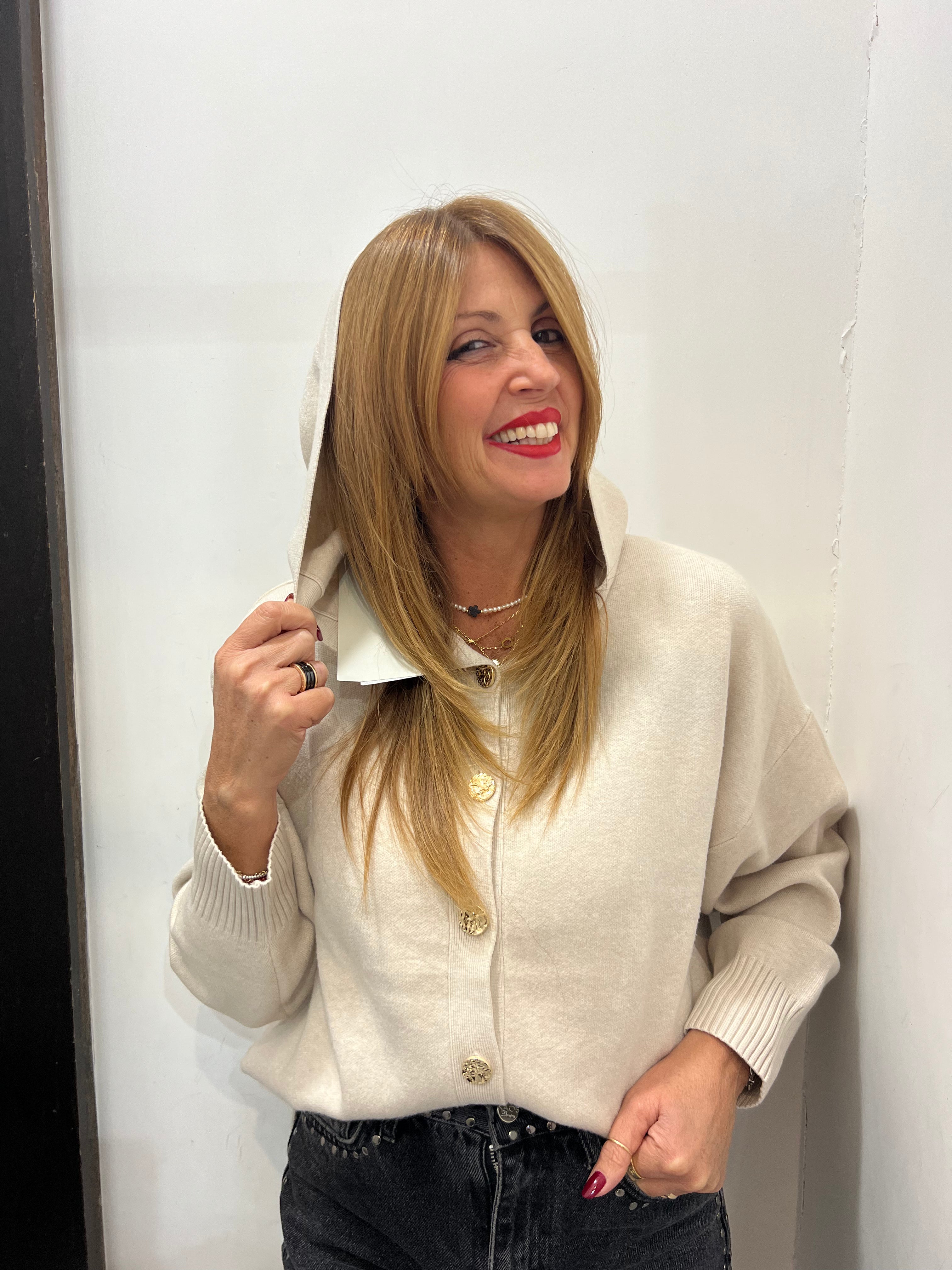 Cardigan soft hoodie Emisphere