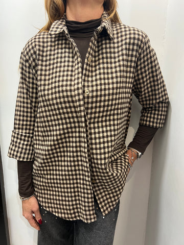 Camicia modello over in flanella Emisphere