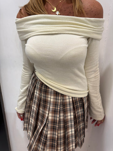 Maglia scollo bardot Veromoda