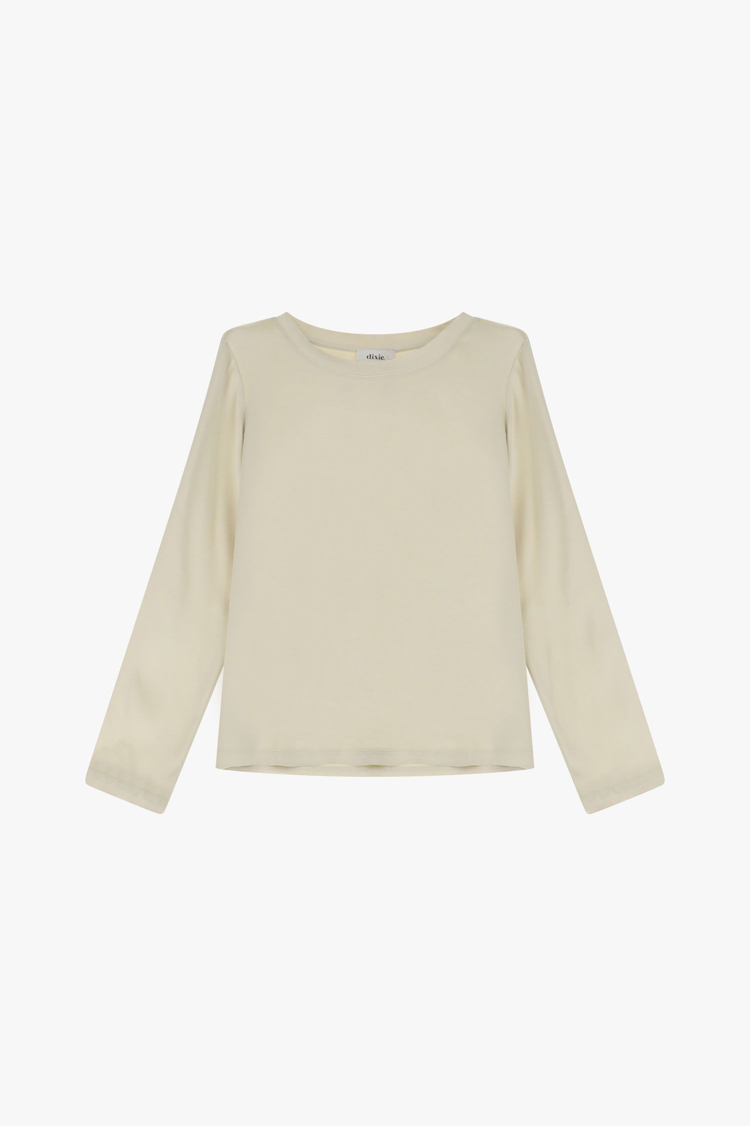 Top a manica lunga con scollo rotondo Dixie