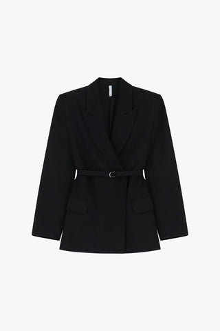 Blazer monopetto cinture e tasche a patta Imperial