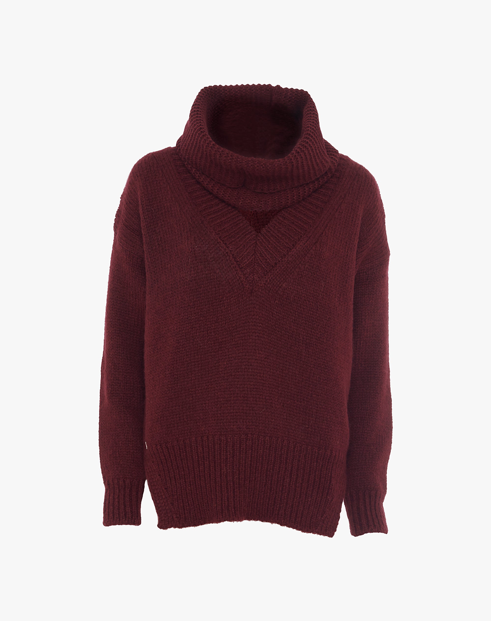 Maglia scollo a v più collo Manila Grace