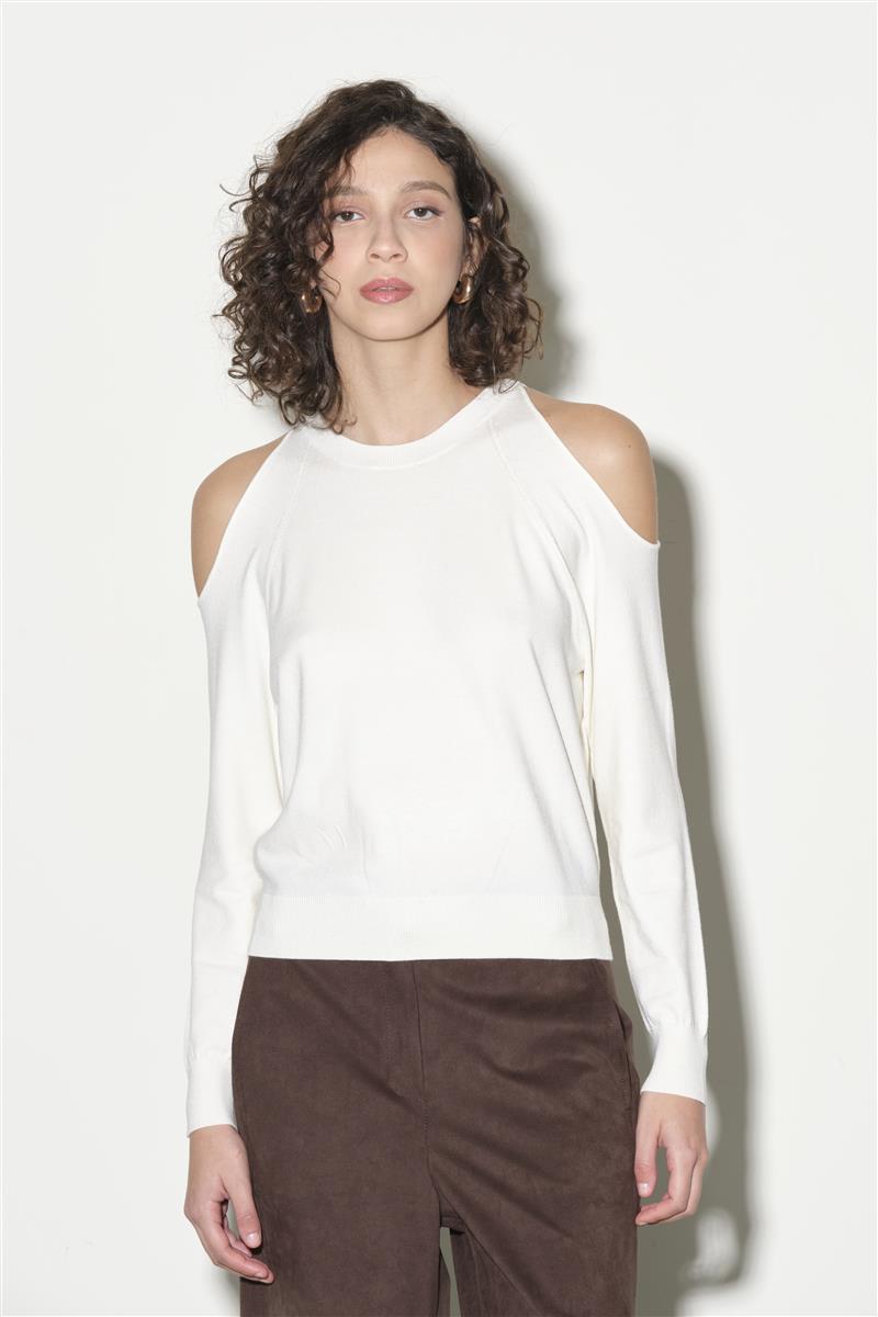 Maglia con aperture in viscosa stretch Kaos Donna