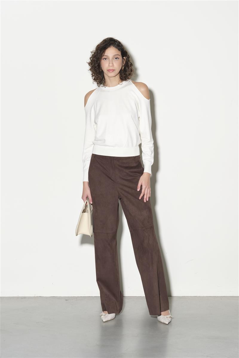 Maglia con aperture in viscosa stretch Kaos Donna