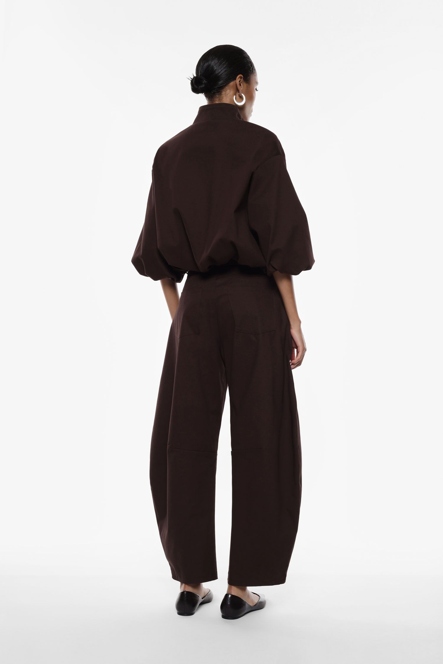 Pantaloni palazzo fit ampio vita alta Imperial