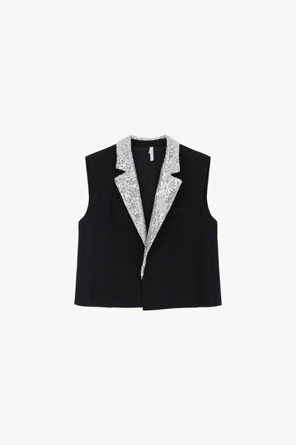 Gilet senza maniche con dettagli di paillettes Imperial