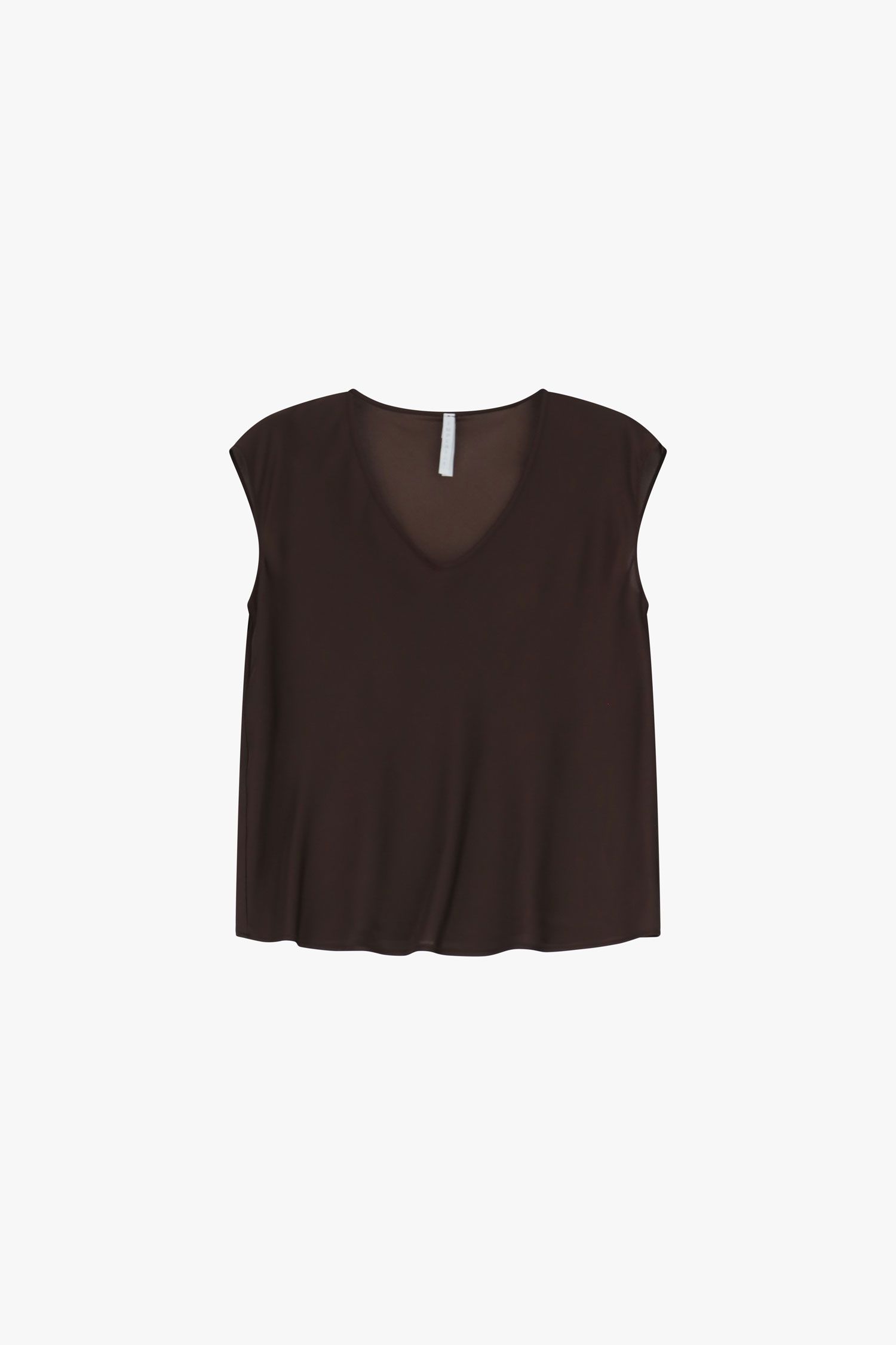 Top ampio scollo a v senza maniche Imperial