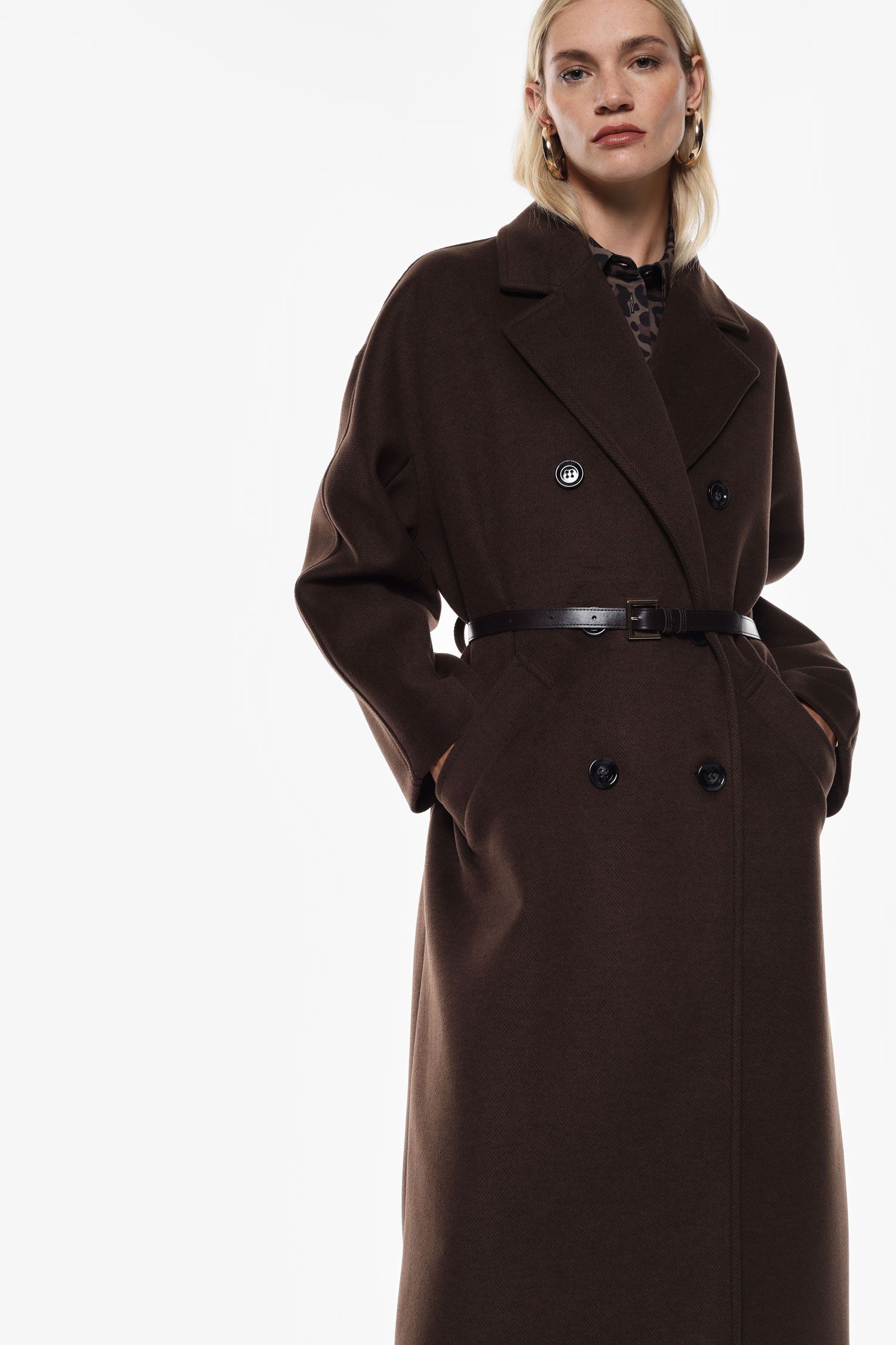 Cappotto lungo con doppia abbottonatura Imperial